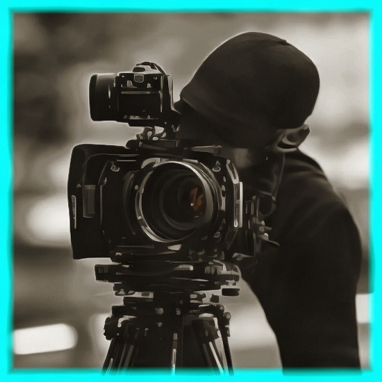 Блог #100. 
A cameraman with a movie camera. Foto by MatchFixingBet.Ru