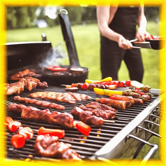 Блог #100. 
Barbecue at the cottage. Image by MatchFixingBet.Ru