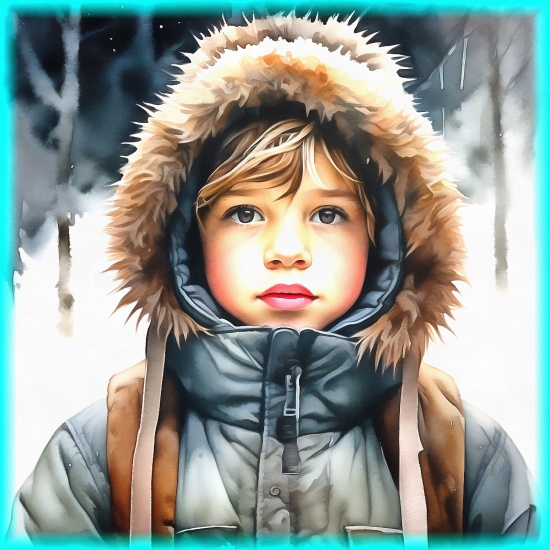 Блог #106. 
Мальчик зимой в лесу от MatchFixingBet.Ru