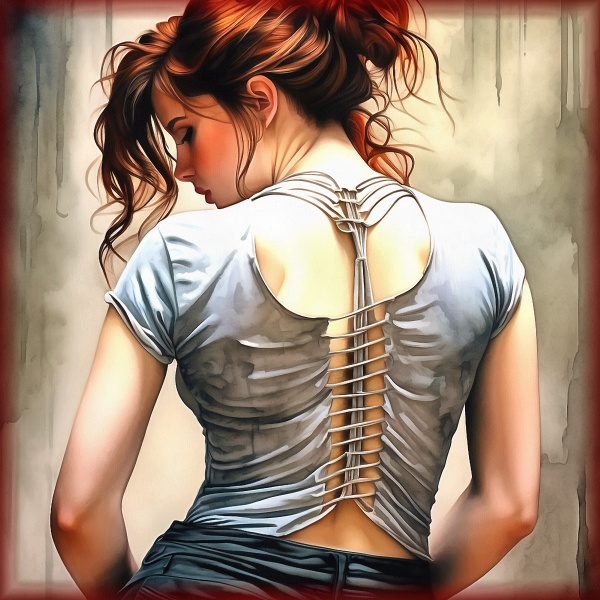 Блог #113. 
У женщины болит спина. Фото от MatchFixingBet.Ru