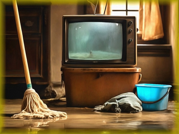 Блог #115. 
Телевизор, ведро и швабра. Фото от MatchFixingBet.Ru