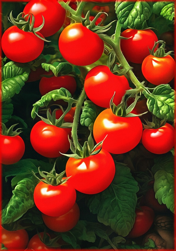 Блог #118. 
Кусты маленьких помидоров Черри. Фото от MatchFixingBet.Ru