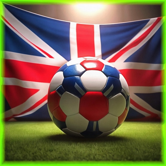 Блог #136. 
The ball on England's flag. Picture from MatchFixingBet.Ru