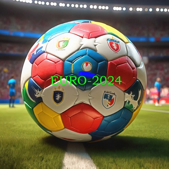 Блог #136. 
Soccer ball for Euro 2024. Picture from MatchFixingBet.Ru