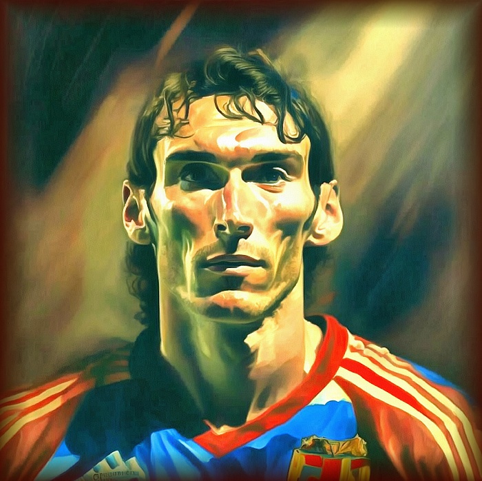 #2 Футболист, картина маслом. Картинка от MatchFixingBet.RU